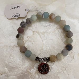 🦋Genuine Frosted Amazonite Multicolor Frosted Bracelet